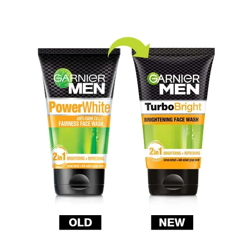 Vista 2 de Garnier Men TurboBright - Jabón facial, 100 g