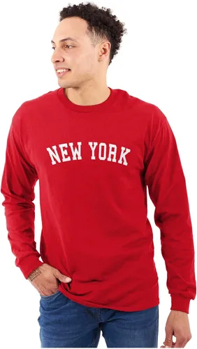 Vista 10 de Nueva York Simple Traditional Classic Camiseta de manga larga para hombre y mujer