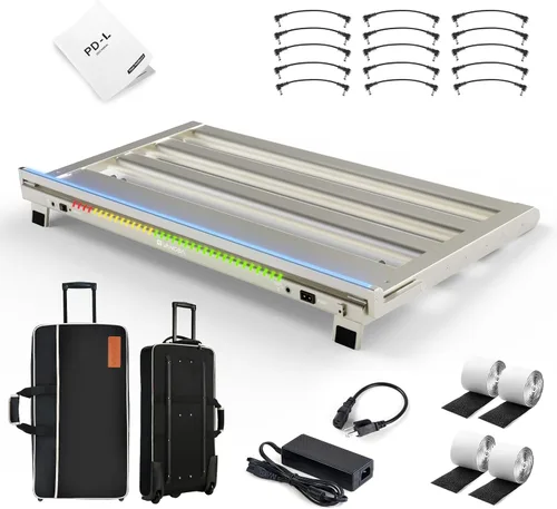 Vista 10 de Vangoa Pro Tablero de Pedales de Guitarra con Fuente de Alimentación Aislada de 12 V de Alta Corriente, PD-XL Plegable de Aluminio, Espacio