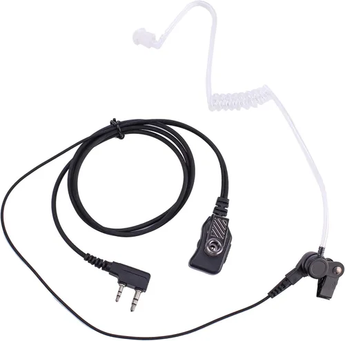 Vista 11 de Walkie Talkie Auricular con micrófono, diseño en forma de G de ajuste seguro para Retevis RT22/RT68/RT21/H-777/RT86, compatible con Baofeng