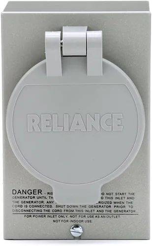 Vista 2 de Reliance Controls Corporation PB20 - Caja de entrada de alimentación NEMA 3R de 20 amperios para generadores de hasta 5,000 vatios