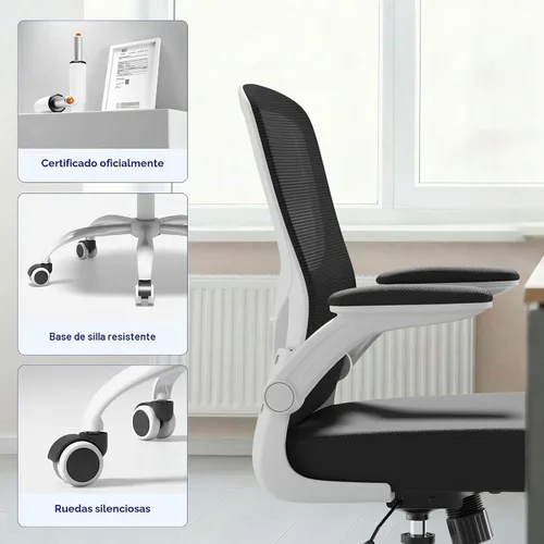 Vista 9 de Silla de oficina ergonómica, silla de juegos, silla de escritorio