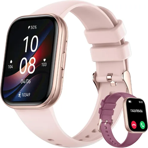 Vista 11 de Smart Watch for Women with Bluetooth Call Answer/Dail,1.75" DIY Dial Fitness Watch with Heart Rate Sleep Monitor Step Counter Calorie 120+Sport
