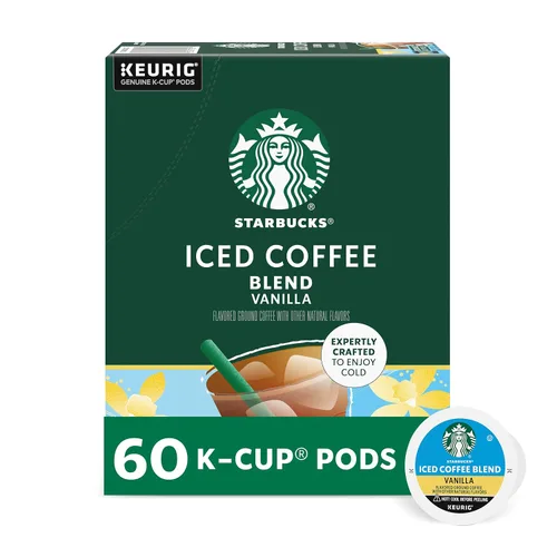 Vista 39 de Cápsulas de café K-Cup de Starbucks, café con sabor caliente o helado, caramelo, 10 cápsulas Keurig Cápsulas K-Cup 100% Arabica para cafeteras
