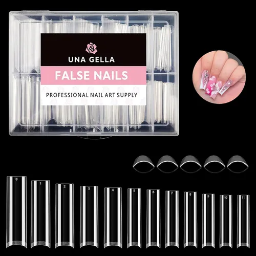 Vista 11 de UNA GELLA - Pegamento para uñas sin necesidad de lámpara, 0.3 fl oz*2 unidades, súper fuerte