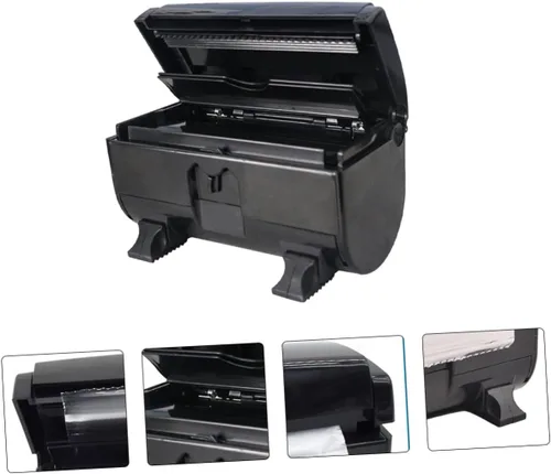 Vista 9 de DOITOOL 2 piezas de papel de estaño cortador de peluquería Abs protección del medio ambiente Material Mini, Negro