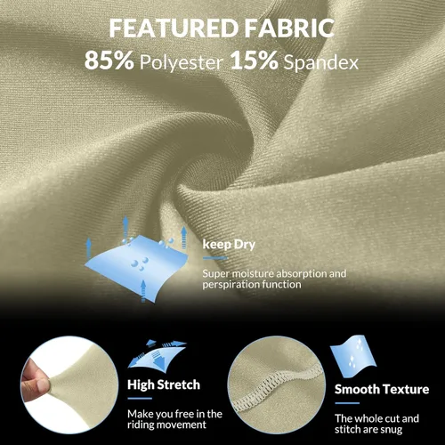 Vista 3 de BALEAF Pantalones cortos de ciclismo acolchados en 3D para hombre
