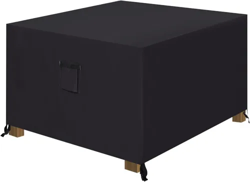 Vista 8 de ABCCANOPY Funda para otomana de patio, impermeable, resistente a los rayos UV, a prueba de polvo, fundas protectoras para muebles de césped, 28 x 28