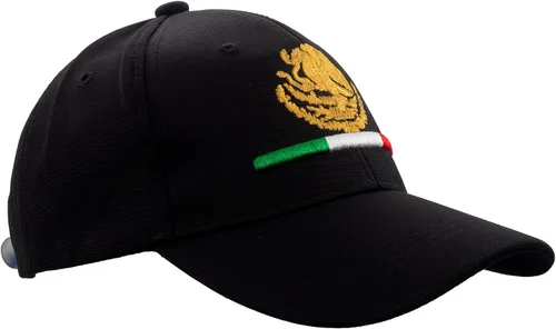 Vista 2 de Sombreros de México para hombre Hecho en Mexico Eagle Gorras De Mexico Gorra bordada
