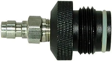 Vista 2 de TRINITY Adaptador ASA macho Paintball con desconexión rápida macho 1/8 "NPT Remote Coil ASA, adaptador remoto de paintball