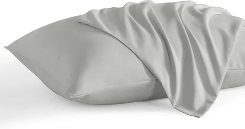 Vista 33 de NTBAY Juego de 2 fundas de almohada estándar, paquete de 2 fundas de almohada de microfibra cepillada de 20x26, suaves, resistentes a las arrugas, a
