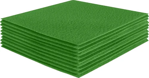 Vista 201 de FabricLA Hojas de fieltro acrílico para manualidades, cuadrados de fieltro precortados suaves de 4 x 4 pulgadas (3.9 in x 3.9 in), utiliza hojas