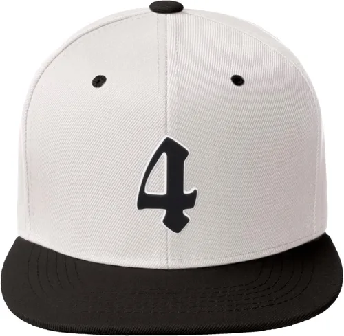 Vista 359 de Daxton Gorra clásica con visera de billete plano con letras del alfabeto inglés antiguo de la A a la Z