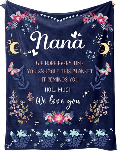 Vista 7 de BeneCharm Regalos para hija de mamá papá en Navidad, manta antibolitas para hija adulta, regalo de cumpleaños, 50 x 60 pulgadas