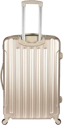 Vista 5 de Kensie Alma - Equipaje rígido con ruedas giratorias para mujer, Oro pálido), T-57903-PG