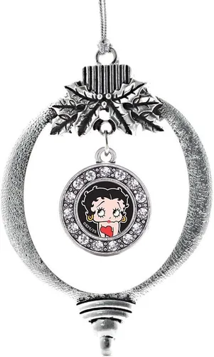 Vista 249 de Inspired Silver - Adorno de cromosoma 21 con dije de círculo de plata con joyas de circonita cúbica