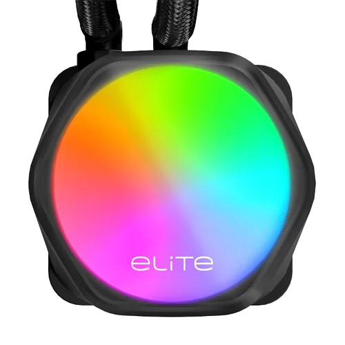 Vista 13 de Cooler Master Elite Liquid 240 AIO Liquid CPU Cooler, ARGB
