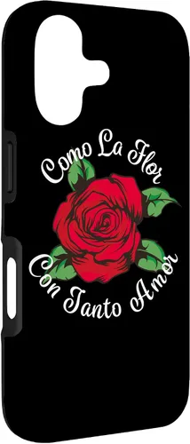 Vista 3 de Como La Flor - Bailar Cumbia - Funda de regalo para iPhone 17 con diseño de rosas mexicanas