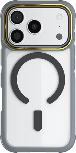 Vista 178 de Ghostek Covert Clear - Funda transparente para iPhone 15 Plus, silicona a prueba de golpes, compatible con accesorios Apple MagSafe, funda Negro