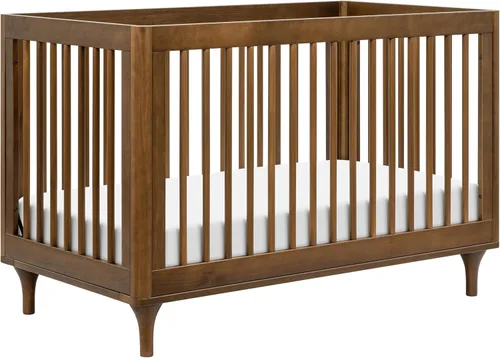 Vista 10 de Babyletto Lolly Cuna convertible 3 en 1 con kit de conversión de cama para niños pequeños en blanco y natural, certificado Greenguard Gold