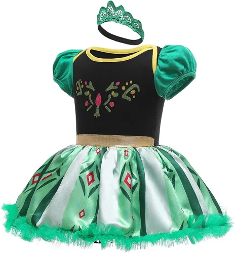 Vista 186 de Disfraz de princesa de Belle Sofía Blancanieves para niñas pequeñas, disfraz de princesa, Navidad, Halloween, mameluco con diadema