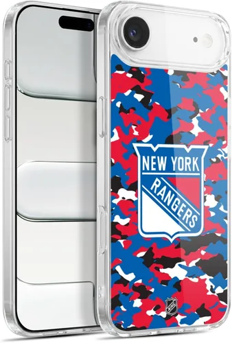 Vista 281 de Head Case Designs Funda de gel suave con licencia oficial de la NHL Camouflage New York Rangers compatible con Apple iPhone 7 Plus/iPhone 8 Plus