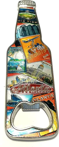 Vista 4 de Sureg States - Imán abrebotellas con imán retro en forma de coleccionable, diseño de Washington DC, multicolor