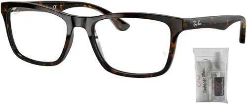 Vista 2 de Ray-Ban RX5279 - Lentes cuadrados para hombre y mujer + paquete con kit de gafas de diseñador iWear