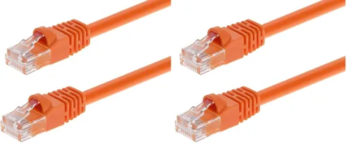 Vista 46 de Monoprice - Cable de red Ethernet Cat6 0.5 pies 24AWG 550MHz UTP de cobre desnudo, negro