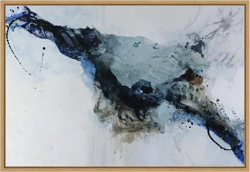 Vista 8 de Amanti Art Framed Canvas Wall Art 16x23 Swift Undercurrent by Kari Taylor, Framed Wall Art Canvas, Abstract Artwork, Traditional Decor, Medium