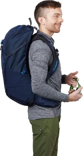 Vista 5 de Mochila Gregory Zulu Unisex para Senderismo/Camping, Cinturón de Cadera Freefloat, Manguito de Hidratación Interno para Bolsa de Agua, Halo azul