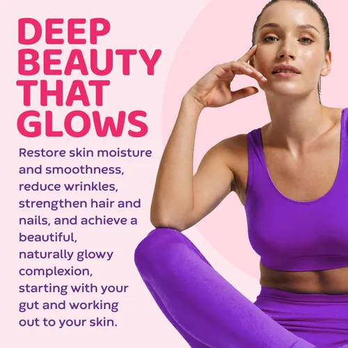 Vista 6 de Project Ad Sweet' N Glow Zero Calorie Sweet'Ner sin azúcar con agentes constructivos de colágeno (30 porciones, coco)