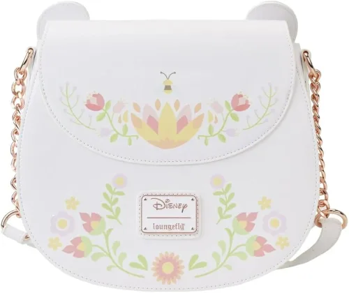 Vista 4 de Loungefly Winnie the Pooh Cosplay Folk Floral Crossbody Purse