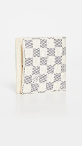 Vista 3 de What Goes Around Comes Around Cartera Louis Vuitton Damier Azur Marco para mujer, Blanco