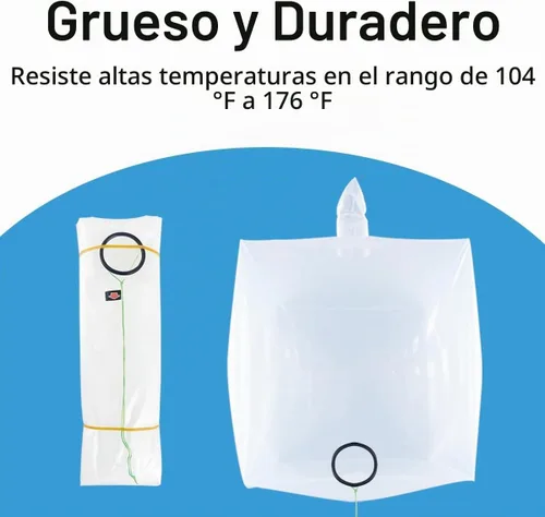 Vista 3 de IBC Tote Accesorios, IBC Tote Liner Bag con salida inferior DN50