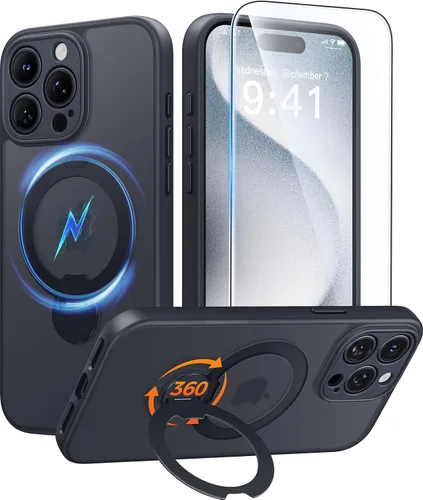 Vista 10 de FNTCASE Funda para Samsung Galaxy Z Fold 7 para Magsafe Negro