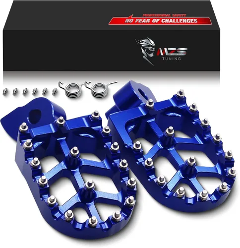 Vista 12 de MZS Estriberas para Moto de Cross, 2001-2018 Estribo de Motocicleta Adventure MX Pedal CNC Naranja Compatible con Modelos 65 85 125 150 200 250 300