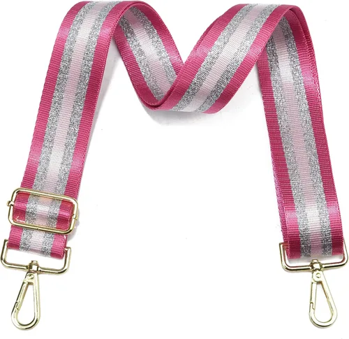 Vista 89 de LVYOUME Correa para bolso, accesorios plateados, correas anchas para bolsa, correa de hombro ajustable para bolsos