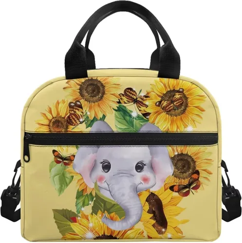 Vista 21 de doginthehole Bolsa de almuerzo portátil de teñido anudado azul, bolsa de almuerzo, organizador reutilizable, hielera para adultos, al aire libre