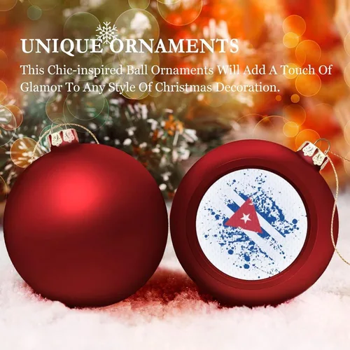 Vista 38 de Boobs Funny Shatterproof Matte Christmas Balls for Tree Wreath Home Decor 1PCS