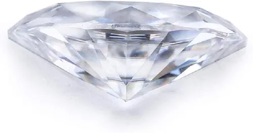 Vista 4 de Mois Moissanita suelta de 6 quilates, diamante de moissanita incoloro, claridad VVS1, piedras preciosas brillantes de corte de media luna para hacer