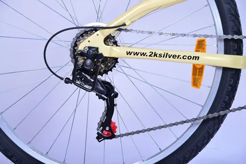 Vista 9 de Columba Bicicleta plegable de aleación de 26 pulgadas con 18 velocidades y doble suspensión