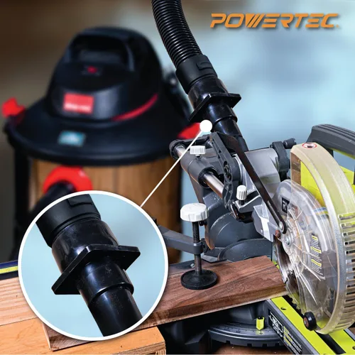 Vista 2 de POWERTEC Adaptador de herramienta 70121W para aspiradoras en húmedo/seco Shop Vac