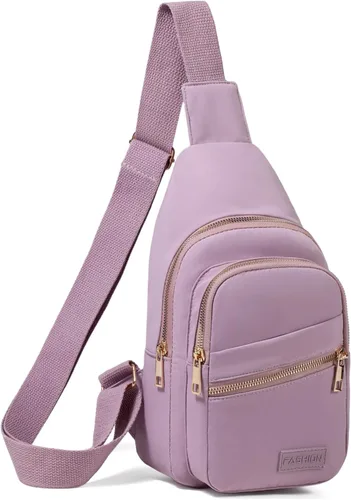 Vista 21 de Banelu Pequeña mochila bandolera bandolera para mujeres y hombres, bolsa de pecho, riñonera cruzada para exteriores, senderismo, viajes, color negro