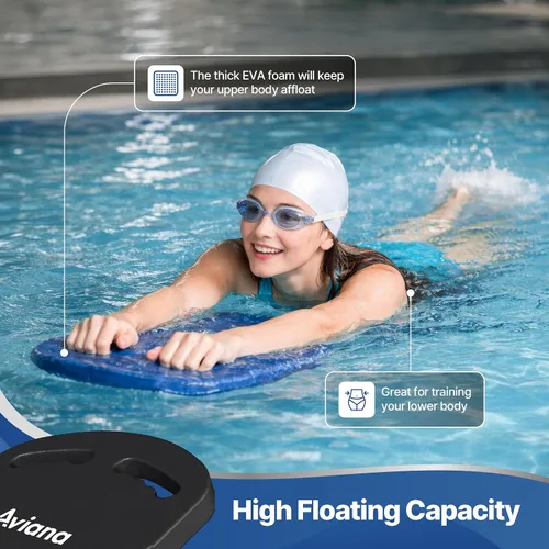 Vista 7 de Kickboard - Boya de natación para adultos y jóvenes, flotador de entrenamiento para piscina o equipo de espuma de agua abierta Alta flotabilidad