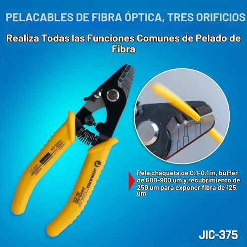 Vista 3 de Kit de preparación de fibra Jonard Tools TK-120 - Juego de 12 herramientas de acceso y terminación de cables de fibra óptica con herramientas