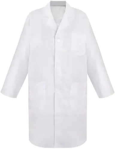 Vista 6 de TopTie Unisex Scrubs Lab Coat Profesional Doctor Uniforme Ropa de trabajo de manga larga Shop Coat