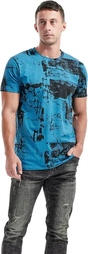 Vista 2 de KLIEGOU Camisetas Hipster Hiphop para hombre - Camisetas con estampado de moda