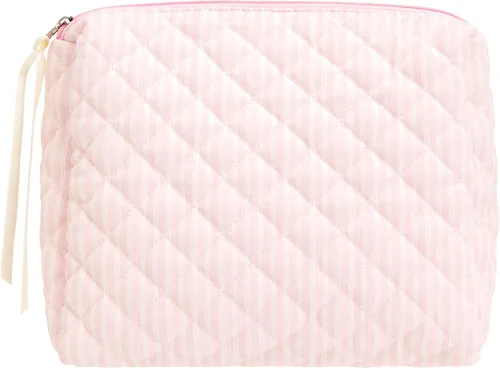 Vista 45 de Quilted Makeup Bag for Women, Travel Cosmetic&Toiletry Bag,Blue Flower
