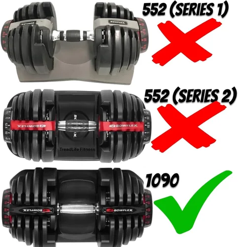 Vista 4 de Mango de mancuerna ajustable, repuesto para mancuernas ajustables Bowflex SelectTech 1090